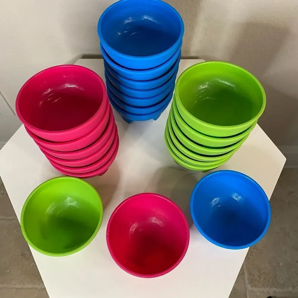 Colorful Food Storage & Party Bowls, Set of 22
